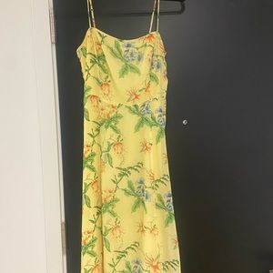 Wilfred Destination Floral Slip Midi Dress